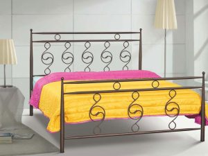 Κρεβάτι με σχέδιο ying yang μεταλλικό